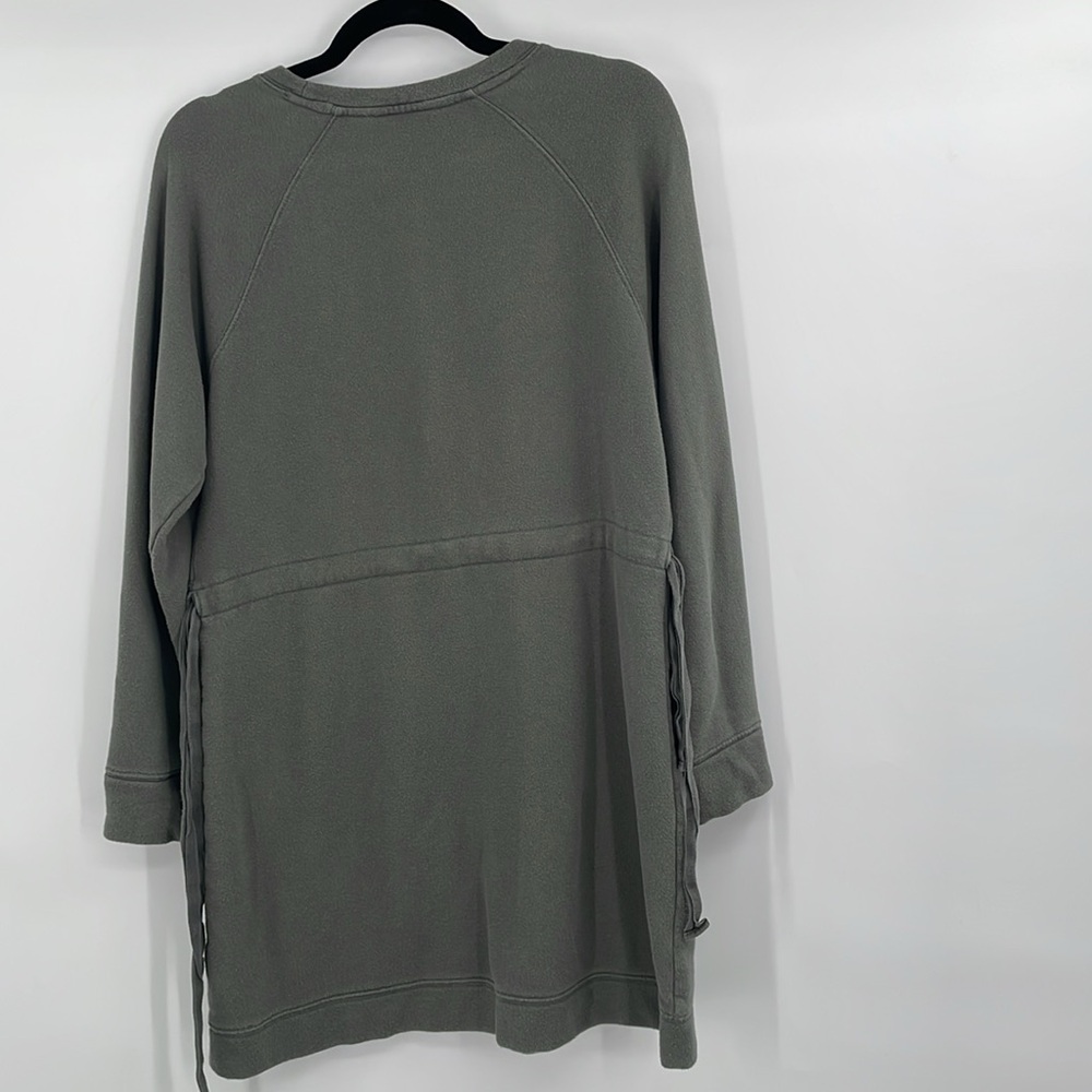 Altheta Army Green Sweatshirt Dress - Picture 5 of 9